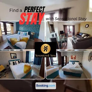 Apartment Sensational Stay: 4-bedroom With Wi-fi & Netflix In, Aberdeen